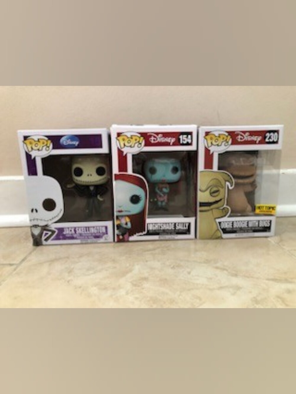 Funko Pop Disney The Nightmare Before Christmas Vinyl Figures - New